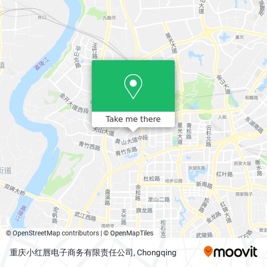 重庆小红唇电子商务有限责任公司 map