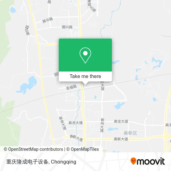 重庆隆成电子设备 map
