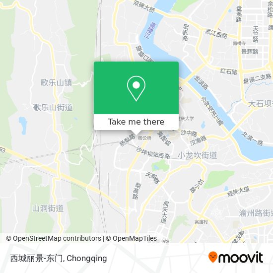 西城丽景-东门 map