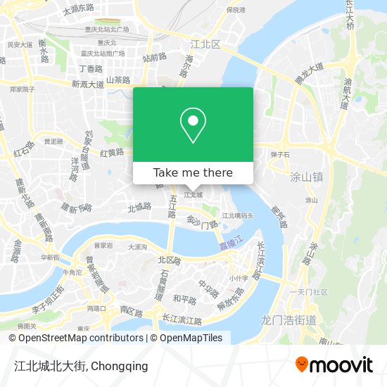 江北城北大街 map