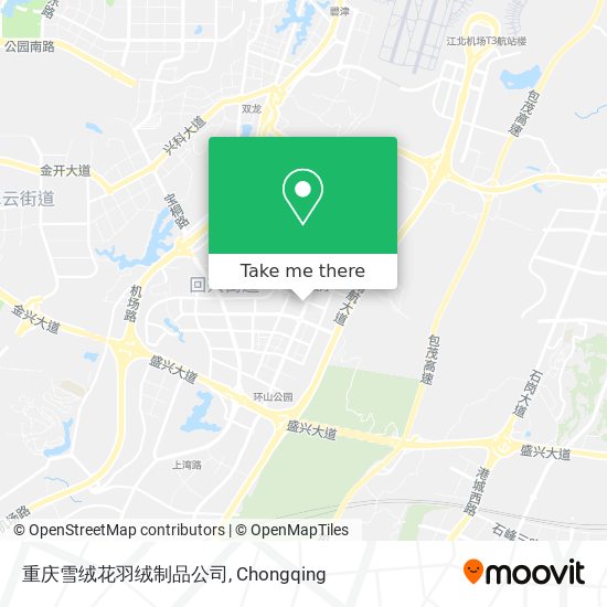 重庆雪绒花羽绒制品公司 map