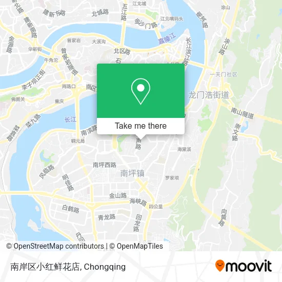 南岸区小红鲜花店 map