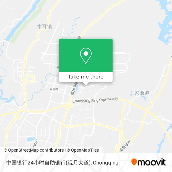 中国银行24小时自助银行(观月大道) map