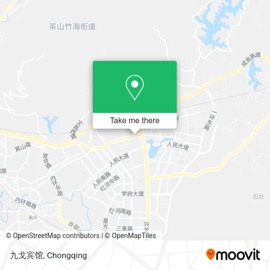 九戈宾馆 map