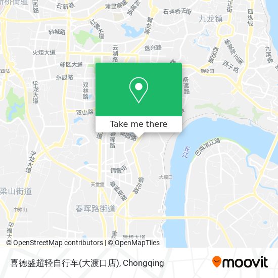 喜德盛超轻自行车(大渡口店) map