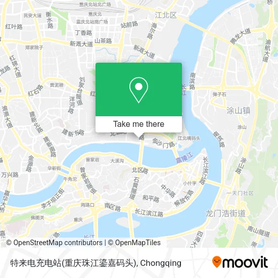 特来电充电站(重庆珠江鎏嘉码头) map