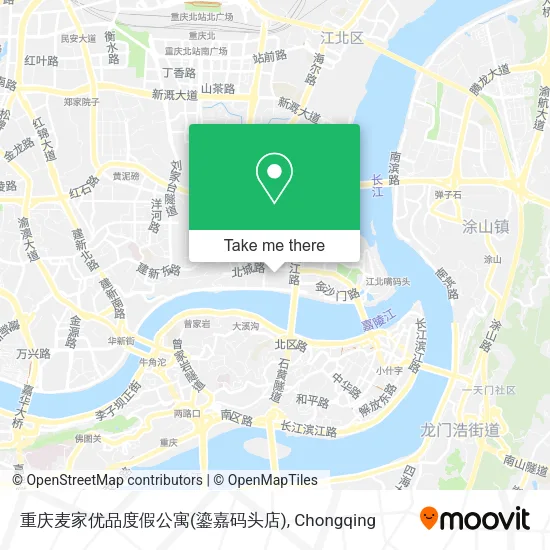 重庆麦家优品度假公寓(鎏嘉码头店) map