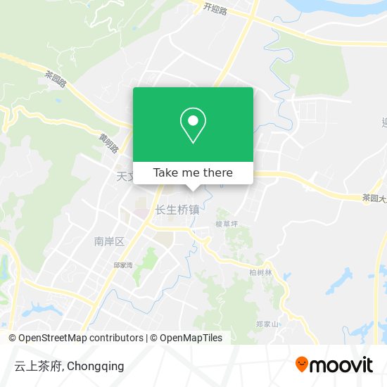云上茶府 map