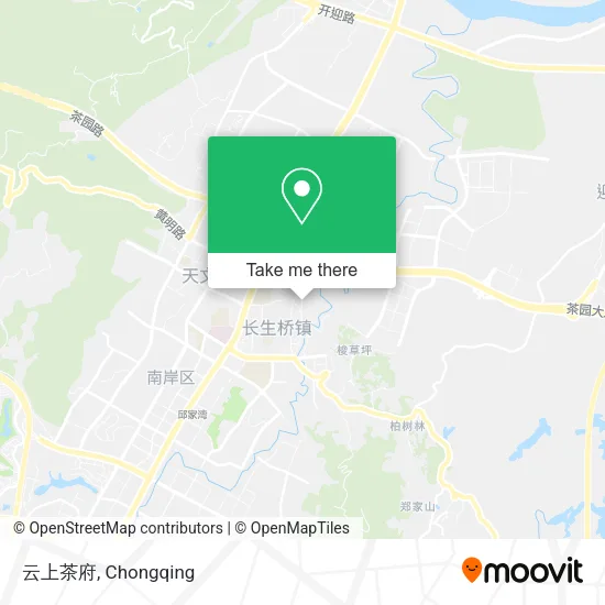 云上茶府 map