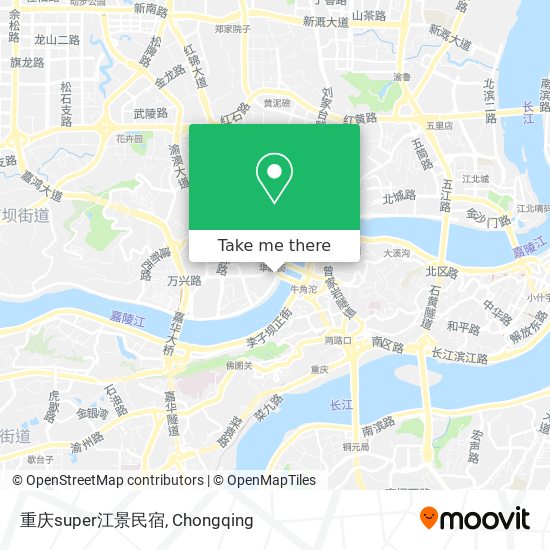 重庆super江景民宿 map