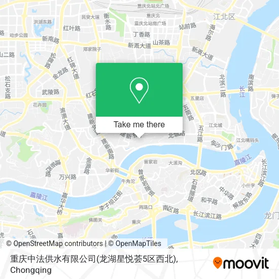 重庆中法供水有限公司(龙湖星悦荟5区西北) map