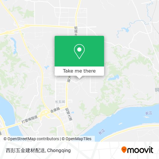 西彭五金建材配送 map