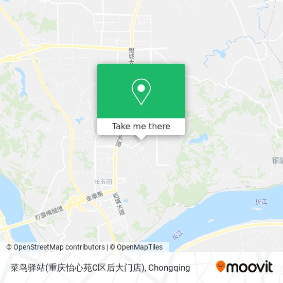 菜鸟驿站(重庆怡心苑C区后大门店) map