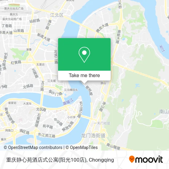 重庆静心苑酒店式公寓(阳光100店) map
