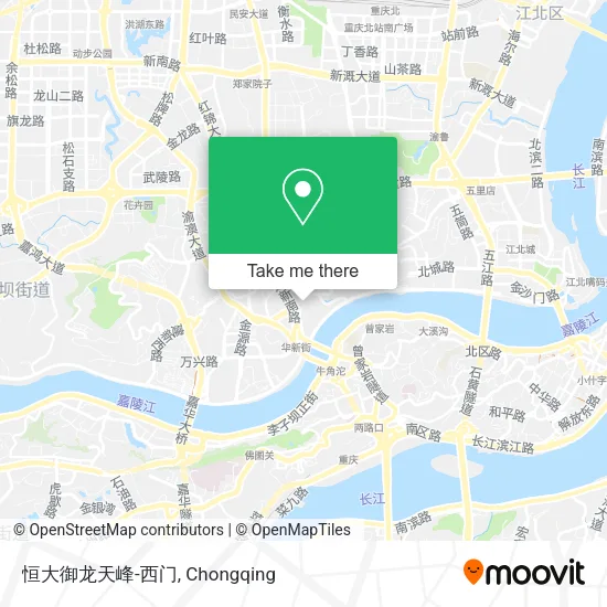 恒大御龙天峰-西门 map