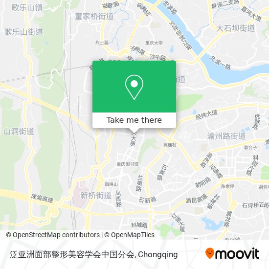 泛亚洲面部整形美容学会中国分会 map