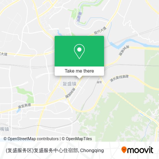 (复盛服务区)复盛服务中心住宿部 map