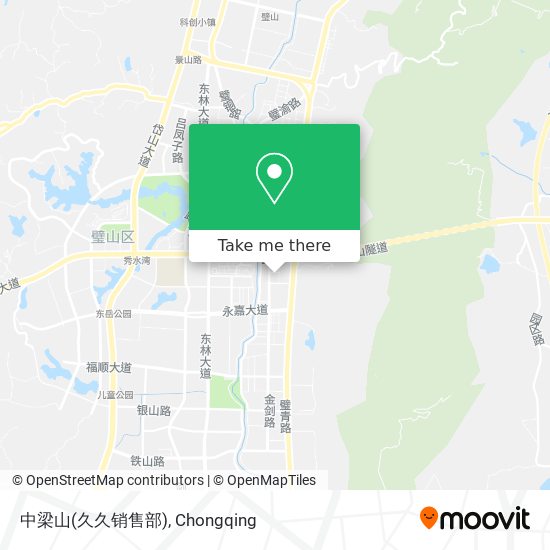 中梁山(久久销售部) map