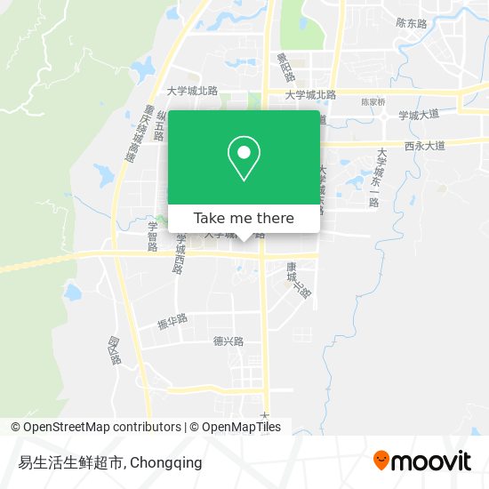 易生活生鲜超市 map