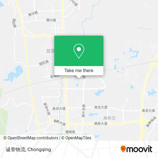诚誉物流 map