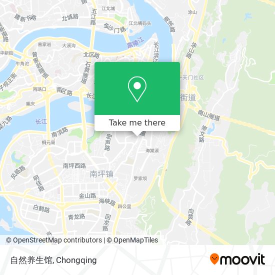 自然养生馆 map