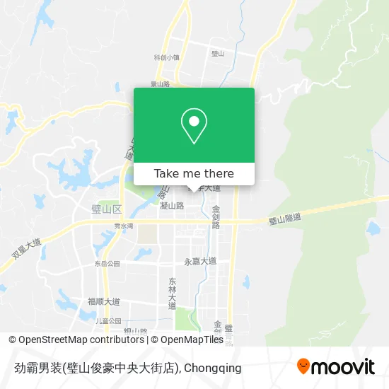 劲霸男装(璧山俊豪中央大街店) map