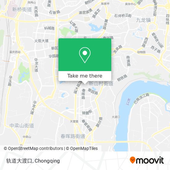轨道大渡口 map