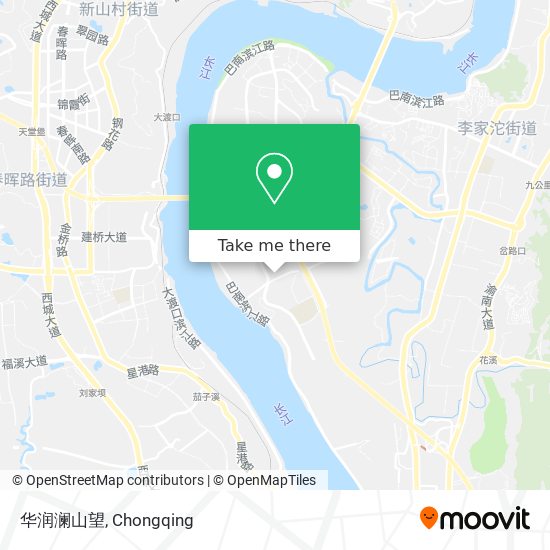 华润澜山望 map