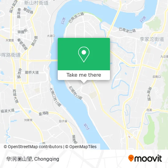 华润澜山望 map