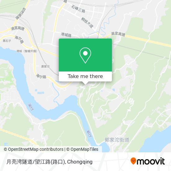 月亮湾隧道/望江路(路口) map