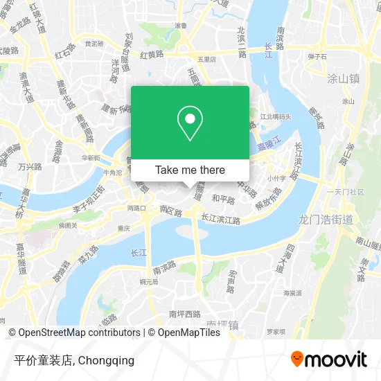 平价童装店 map