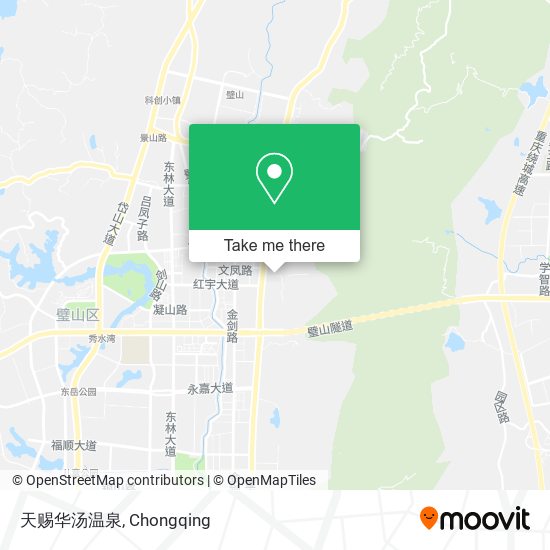 天赐华汤温泉 map