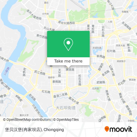 堡贝汉堡(冉家坝店) map