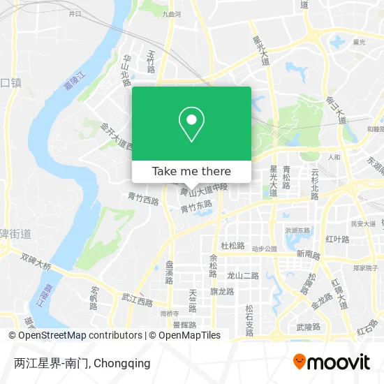 两江星界-南门 map