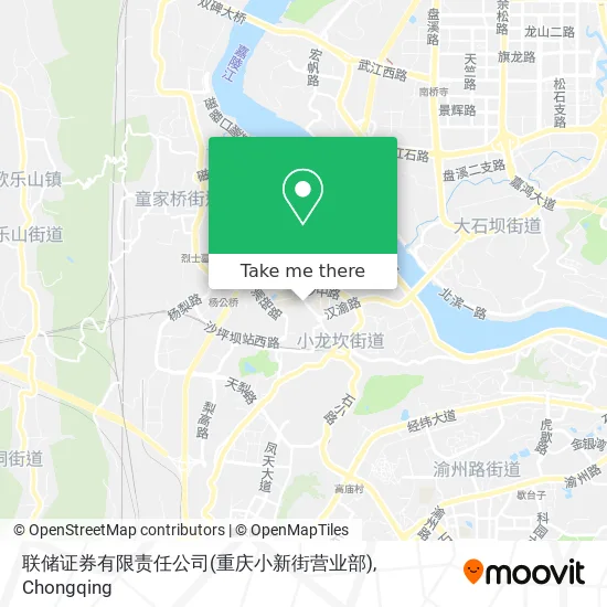 联储证券有限责任公司(重庆小新街营业部) map