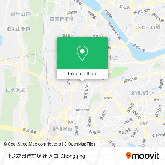 沙龙花园停车场-出入口 map