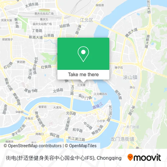 街电(舒适堡健身美容中心国金中心IFS) map