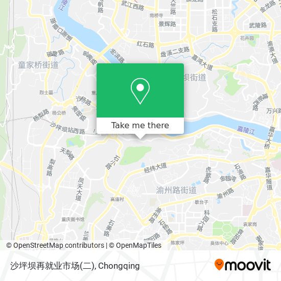 沙坪坝再就业市场(二) map