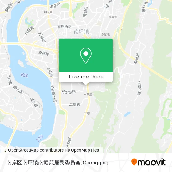 南岸区南坪镇南塘苑居民委员会 map