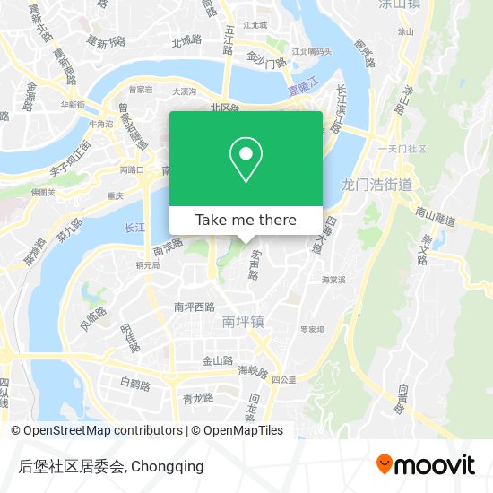 后堡社区居委会 map