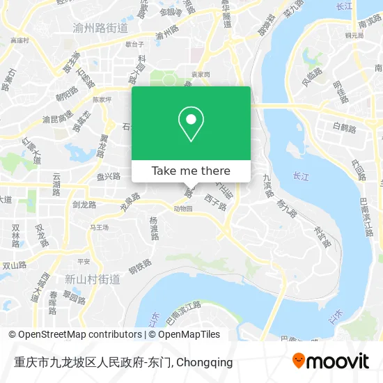 重庆市九龙坡区人民政府-东门 map