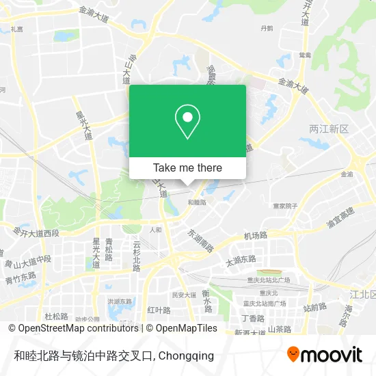 和睦北路与镜泊中路交叉口 map