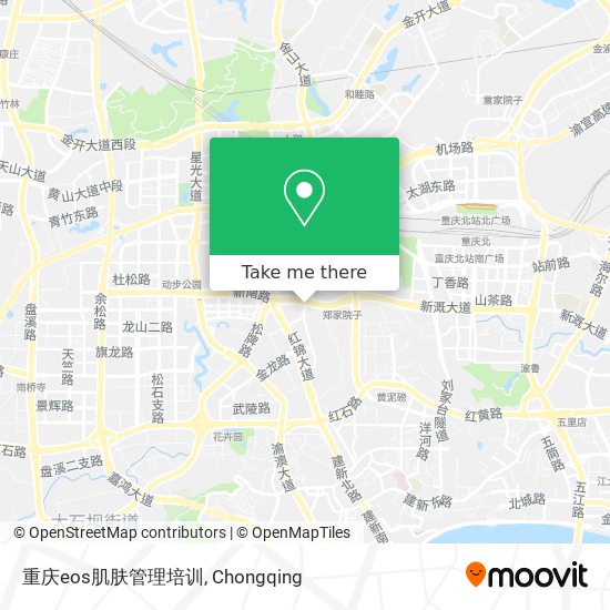 重庆eos肌肤管理培训 map