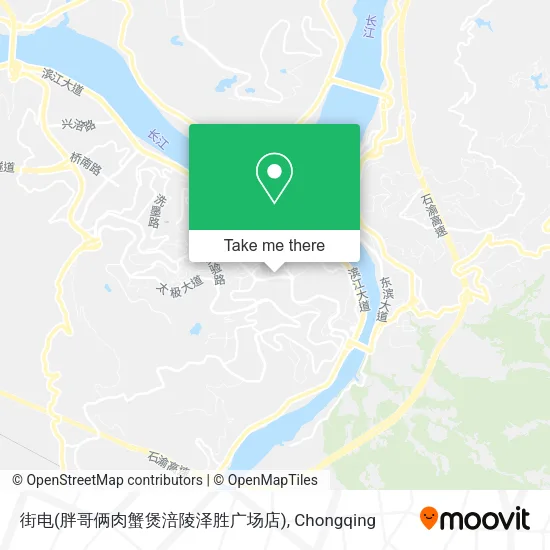 街电(胖哥俩肉蟹煲涪陵泽胜广场店) map