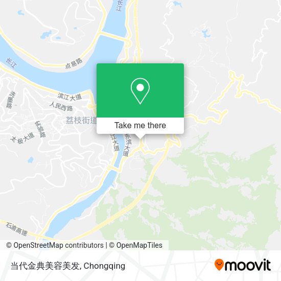 当代金典美容美发 map