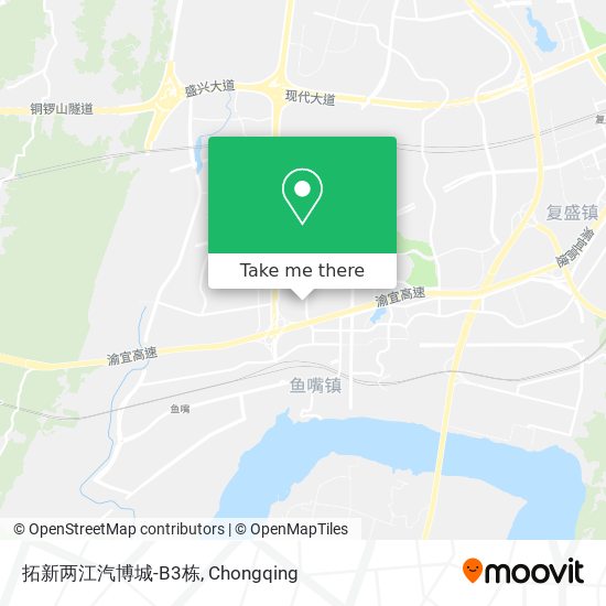 拓新两江汽博城-B3栋 map