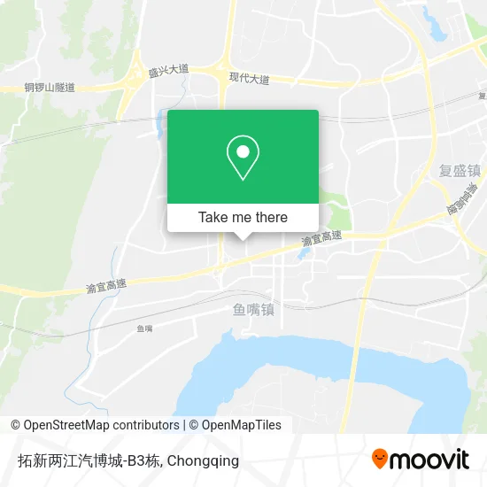 拓新两江汽博城-B3栋 map