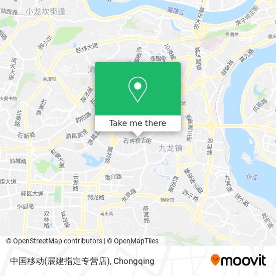 中国移动(展建指定专营店) map