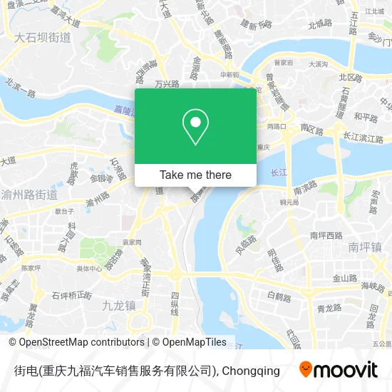 街电(重庆九福汽车销售服务有限公司) map