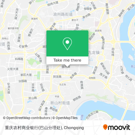 重庆农村商业银行(巴山分理处) map